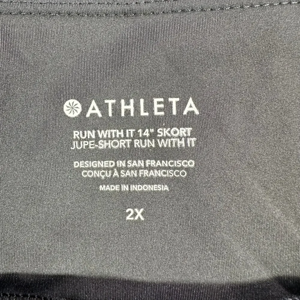 Athleta Skort Women 2X Black Run With It 14